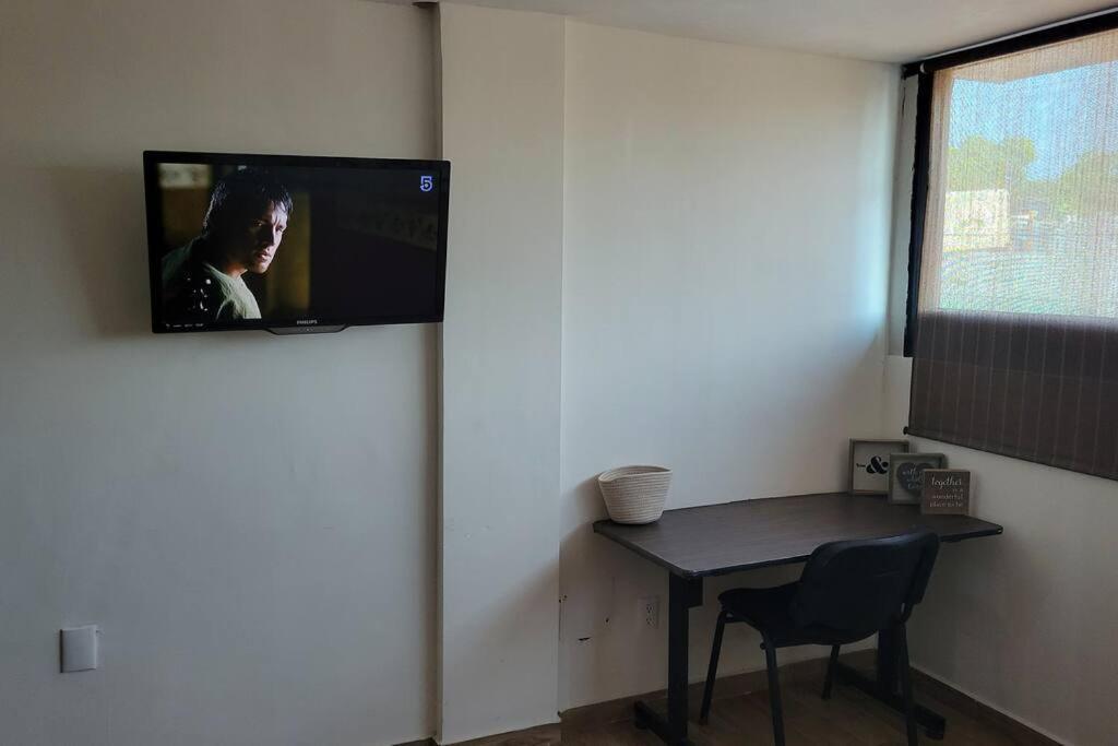 Departamento Privado7, 2 Camas Matri, Parking, Cocina Equipada, Wifi 65 Mb, 2 Climas,Centrico,Tv Smart Apartment Ciudad Valles Luaran gambar