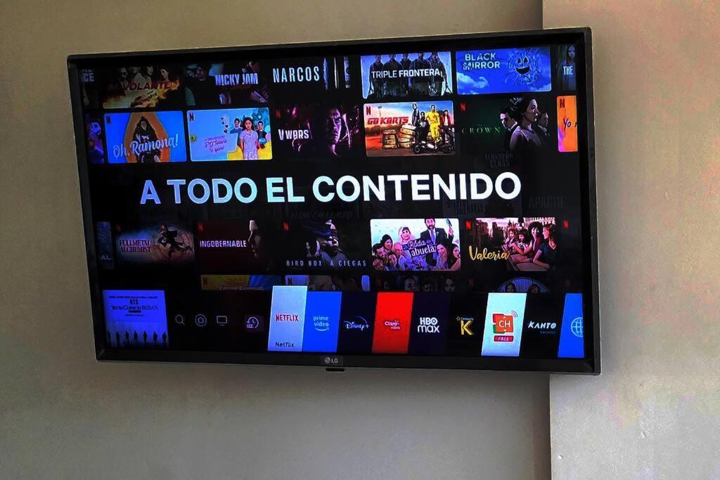 Departamento Privado7, 2 Camas Matri, Parking, Cocina Equipada, Wifi 65 Mb, 2 Climas,Centrico,Tv Smart Apartment Ciudad Valles Luaran gambar
