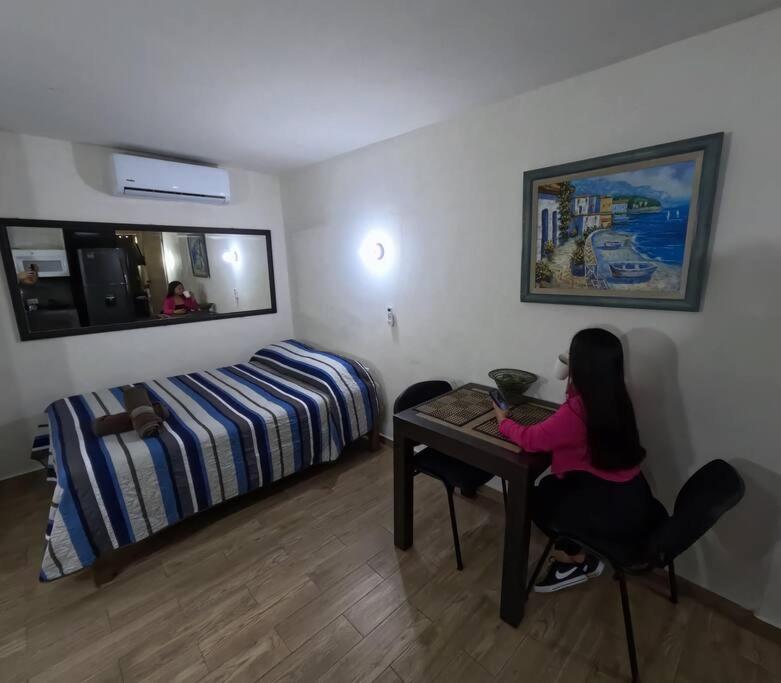Departamento Privado7, 2 Camas Matri, Parking, Cocina Equipada, Wifi 65 Mb, 2 Climas,Centrico,Tv Smart Apartment Ciudad Valles Luaran gambar