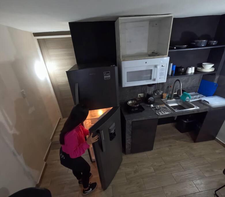 Departamento Privado7, 2 Camas Matri, Parking, Cocina Equipada, Wifi 65 Mb, 2 Climas,Centrico,Tv Smart Apartment Ciudad Valles Luaran gambar